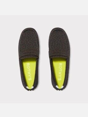 Rothy's The Driver Chocolate Spot Loafer Size 9.5